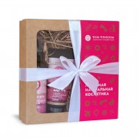 Набор подарочный WINE SPA с красным вином (крем д/рук, крем д/ног,мист,мыло)  МДП