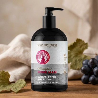 Шампунь винный мужской Wine MAN,  МДП  500мл