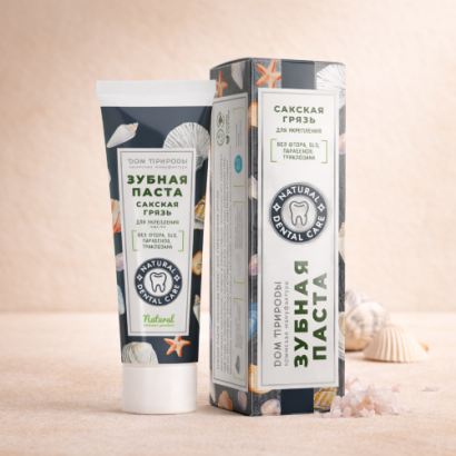 Зубная паста Укрепление эмали Сакская грязь СПР, 70г  МДП