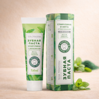 Зубная паста С фтором антибактериальная Спирулина и Мята СПР, 70г  МДП