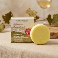 Шампунь-кондиционер твердый с белым вином Укрепление и Блеск Wine Therapy, 75г МДП