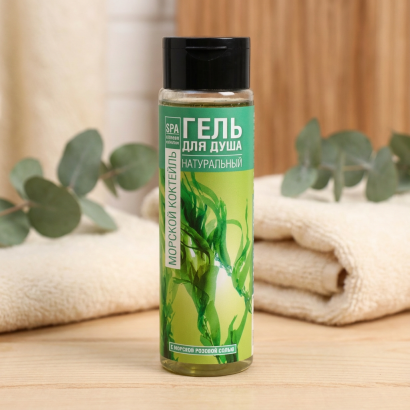 Гель для душа с морской солью МОРСКОЙ КОКТЕЙЛЬ,280г КНК