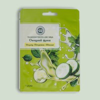 Маска тканевая для лица SUPERFOOD овощной фреш (огурец, шпинат, петрушка) 20г. КК