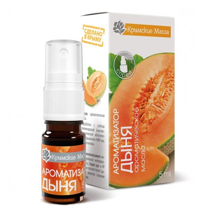 Ароматическое масло ДЫНЯ, 5мл со спреем  КМ