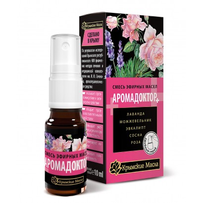 Аэрозоль композиция эфирных масел АромаДоктор плюс,  КМ 10мл