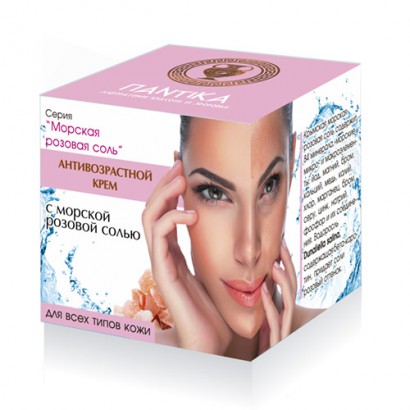 Крем с морской розовой солью Антивозрастной , 30г